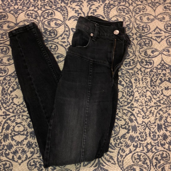 Jeans noir revice/ size 25 - Picture 1 of 1